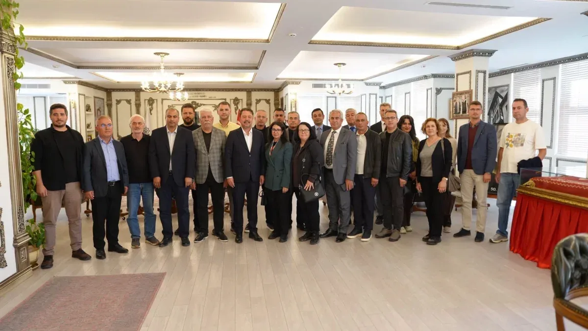 TBB Tarım ve Gıda Komisyonu üyeleri Beypazarı Belediyesi’ni ziyaret etti