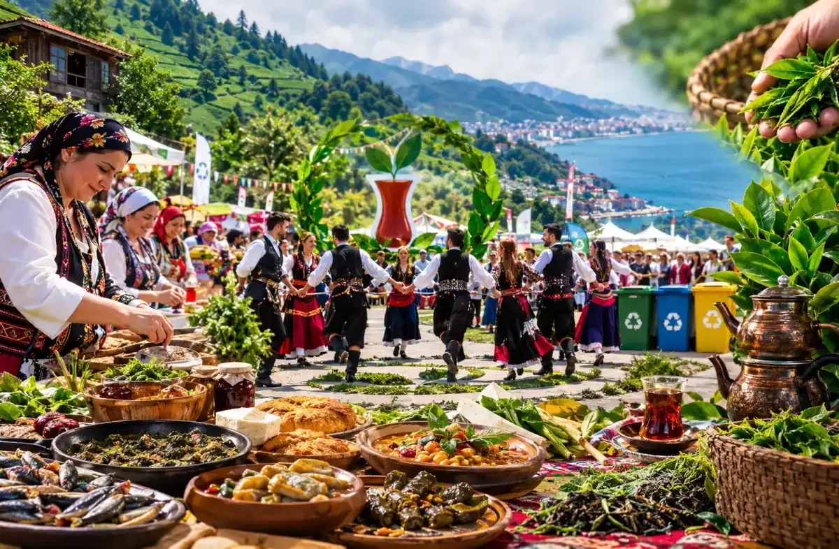 Rize Gastronomisinden Sıfır Atık Hareketi’ne horonlu destek